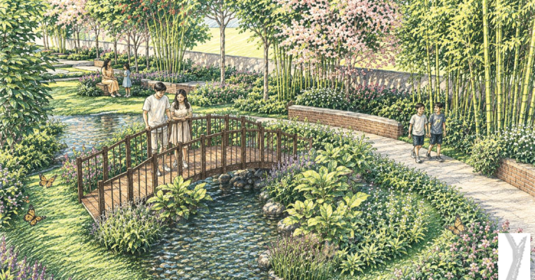 Waterbody area at Happy Life Villas Hoskote